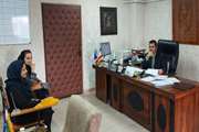 جلسه کارشناسان اداره نظارت بر درمان سرپایی با رئیس تعزیرات شعبه اسلامشهر